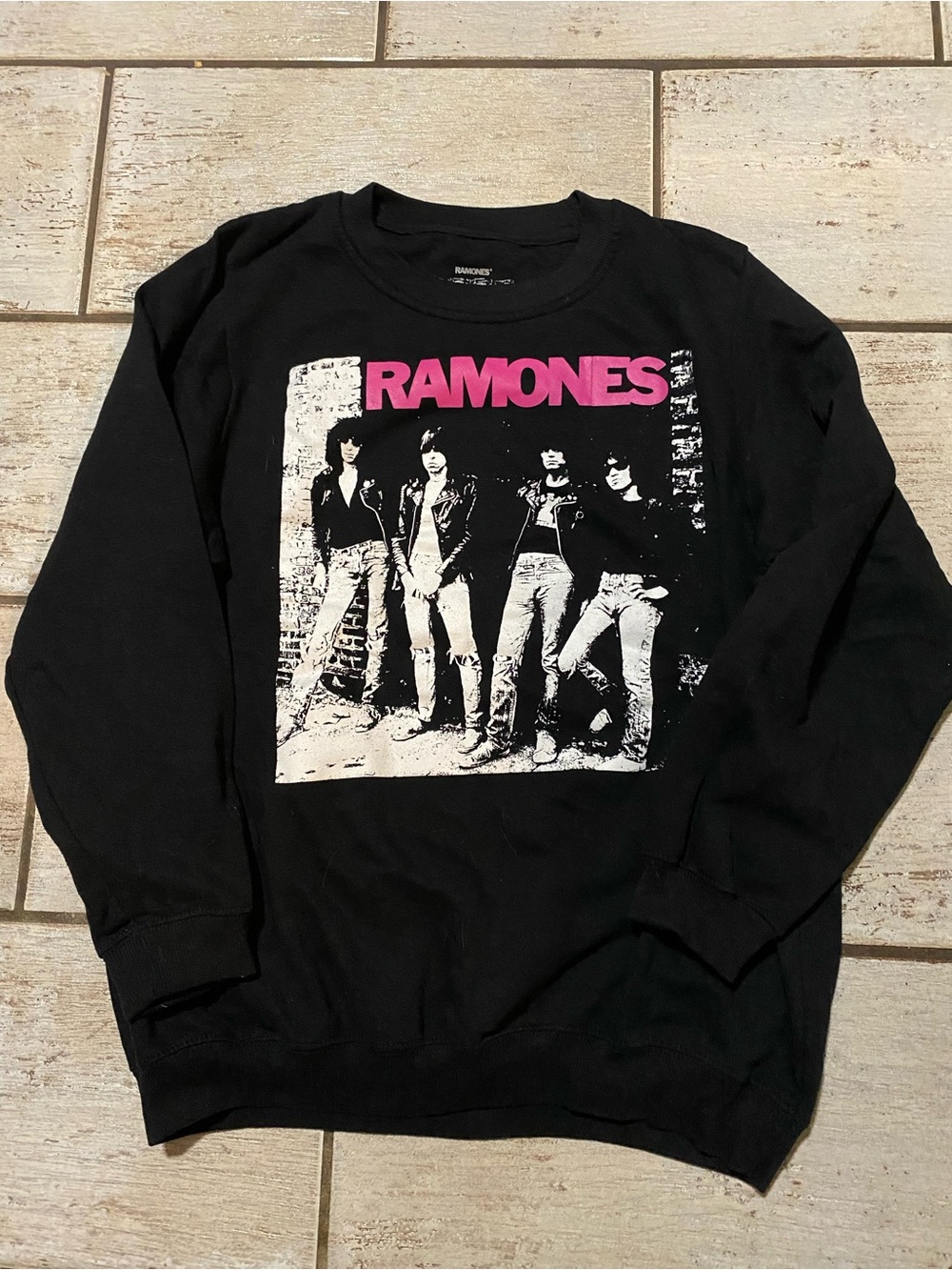 Ramones Punk Band Black Sweatshirt Size 2XL